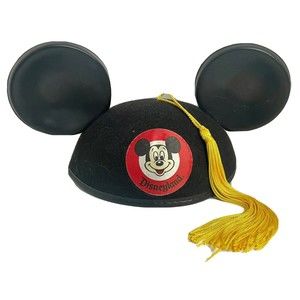 Adult Disney mickey ears with gold Graduation tassel Jacobson Hat